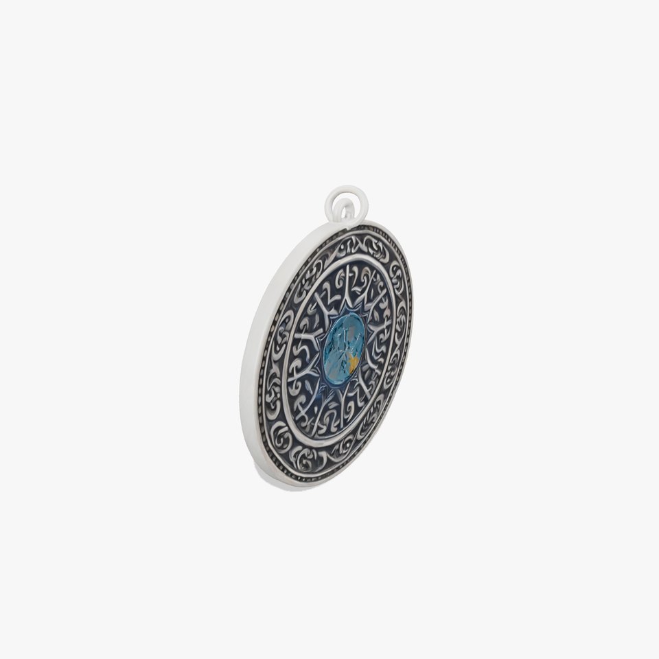 Intricate Silver Amulet model pack